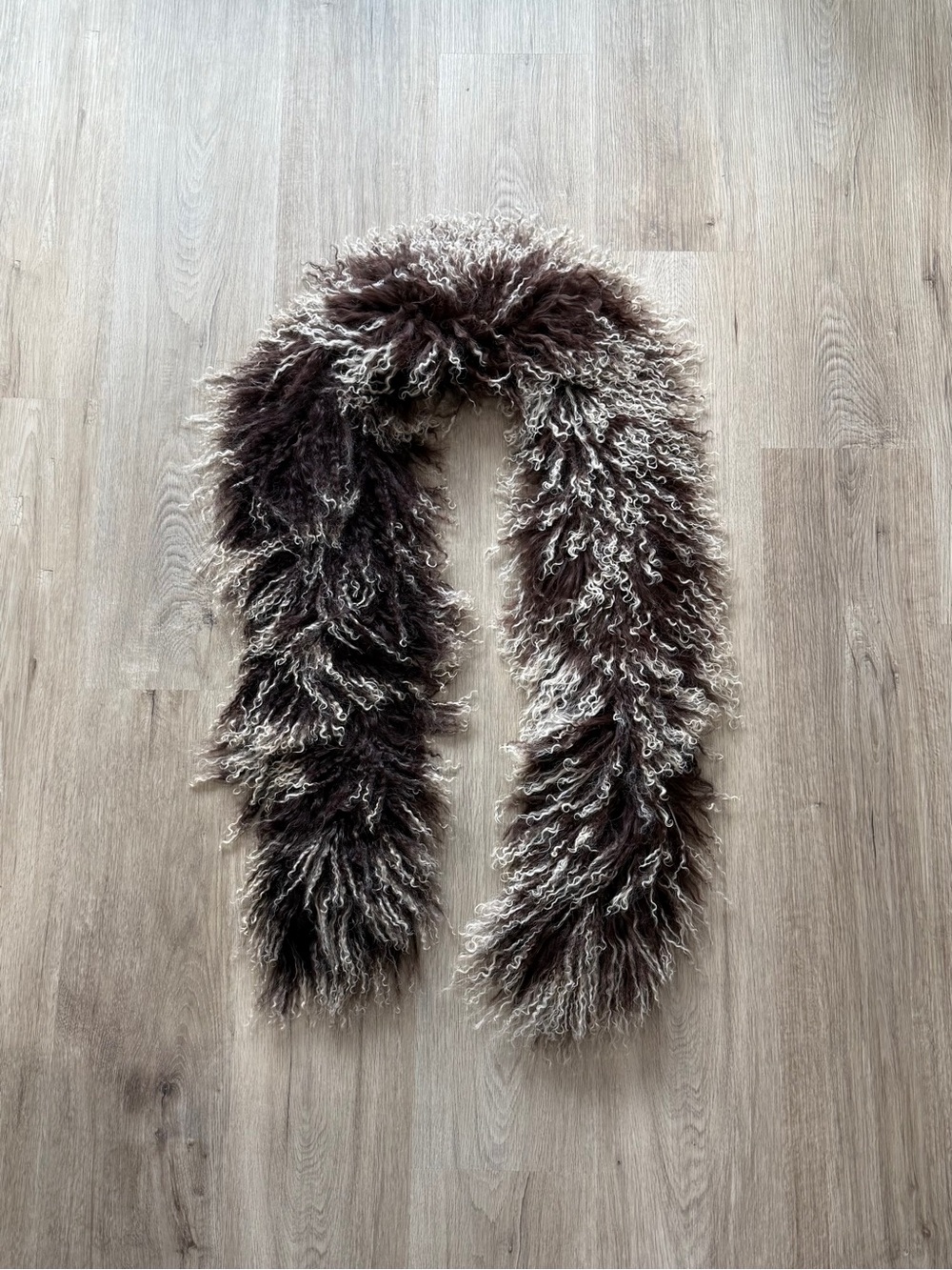 Toria Rose Mongolian Lamb Fur Boa